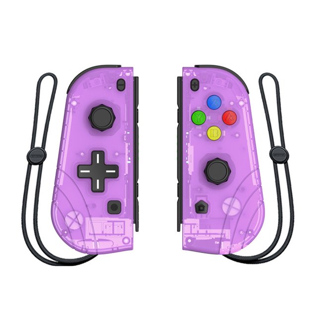 Wireless Custom Switch Joy Pad Controllers L/R Left and Right Remotes Compatible for Nintendo Switch(Purple)
