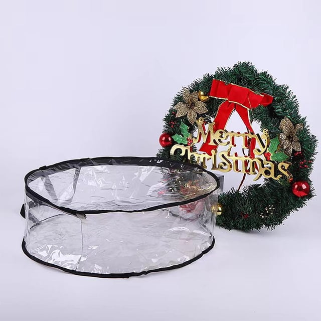 TopLLC Tools&Home Improvement PVC Transparent Storage Bag Round Storage Bag Transparent storage