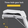 thumbnail image 3 of Wweixi Snake Tongs Stainless Steel Heavy Duty Protective Clasp for Protection Garbage Clip Foldable Outdoor Gear Anti-snkae Clips Type 1, 3 of 6