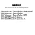 thumbnail image 2 of Transit Auto Front Disc Brake Rotors and Semi-Metallic Pads Kit for Car Mitsubishi Eclipse Galant K8S-100482, 2 of 11