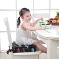 thumbnail image 3 of GROWTH Seat for Dining Table, Chair Increasing Cushion with Straps for Kids Car Animal Black, 3 of 9