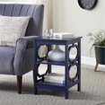thumbnail image 1 of Convenience Concepts Omega End Table in Cobalt Blue Wood Finish, 1 of 6