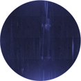 thumbnail image 1 of Ahgly Company Machine Washable Indoor Round Transitional Night Blue Area Rugs, 3' Round, 1 of 7
