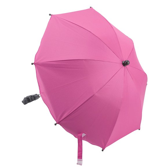 Parasol pour Bébé de 14 Pouces, Parapluie Universel pour Poussette avec Pince, Parapluie pour Bébé à Protection Réglable à 360 Degrés, Pare-Soleil Pliable et Imperméable