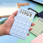 TIMIFIS Calculators Calculatrice standard 8 Chiffre avec grand affichage & Rond Bouton Candy Calculatrice de couleur portable pour le bureau Home School Appartement Essentials