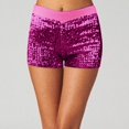 thumbnail image 2 of Shorts à Sequins pour Femmes, Hot Pants Disco, Mini Short Jazz Brillant, Extensible, Danse, 2 of 5