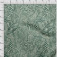 thumbnail image 4 of oneOone Tissu Polyester Lycra Vert Foncé Feuilles Matière de Robe Tissu Imprimé Tissu au Mètre 56 Pouces de Large, 4 of 5