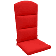 thumbnail image 1 of Outsunny Coussin de Chaise Adirondack d'Extérieur avec Attaches au Dossier, Rouge Vin, 1 of 10