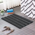 thumbnail image 2 of CHUN YI Anti-slip Bathroom Mat Absorbent Plush Polyester, 24"x60", Gray, 2 of 6