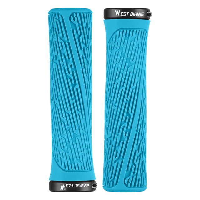 Agiferg Bicycle Non-Slip Rubber Grips Cover Mountain Bike Lock Grips Cover