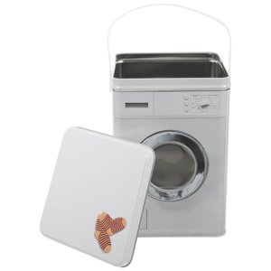 HLONK Laundry Detergent Tin Box Washing Powder Laundry Room Bucket Household Laundry Container Storage Container