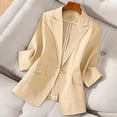 thumbnail image 2 of Blazer pour Femmes Wo-Fusoul, Blazer Décontracté pour Femmes, Veste de Complet Décontractée pour Femmes pour le Quotidien, Blazer à Col en V Extensible Doux à Manches Longues Ouvert à l'Avant pour Femmes, Tenue de Travail de Longueur Régulière pour le Bureau, 2 of 9