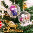 thumbnail image 2 of 50 PCS 4cm Transparent Fillable Balls Clear Fillable Ornaments Balls Christmas Tree Home Decoration, 2 of 10
