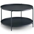 thumbnail image 1 of Simpli Home Monet Industriel 32 Pouces Table Basse en Métal Métal Noir, 1 of 9