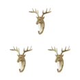 thumbnail image 3 of Wweixi Coat Hooks Easy To Install And Wide Application For Added In Daily Life golden (deer) 3Set, 3 of 6