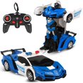thumbnail image 1 of Voiture Télécommandée Transformateur Rc Voiture Robot Rotation 360 ° Freinage Rechargeable Voiture Jouet pour Enfants une Clé Déformation Voiture de Sport Modèle de Voiture Jouet Cadeau, 1 of 7