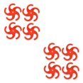 thumbnail image 4 of ZheElen Premium Arc Arc Corde Stabilisateur Amortisseurs de Vibrations Performance Accrue Rouge 2Set, 4 of 6