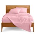 thumbnail image 1 of Bare Home Premium 1800 Collection 4-Piece Bed Sheet Set, Split Head Flex King, Light Pink, 1 of 10