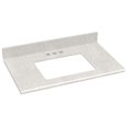 thumbnail image 1 of 30.5-in. W  18.75-in. D Stone Top In Beige Color For 3H4-in. Faucet AI-673, 1 of 3
