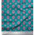thumbnail image 1 of Soimoi Poly Georgette Fabric Dot & Floral Artistic Print Fabric by Yard 52 Inch Wide, 1 of 5