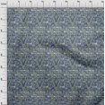 thumbnail image 3 of oneOone Georgette Viscose Fabric Stripe & Square Geometric Printed Fabric 1 Yard 42 Inch Wide, 3 of 4