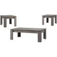 thumbnail image 1 of Bowery Hill 3 Pièce Table Basse Contemporaine en Gris Vieilli, 1 of 4