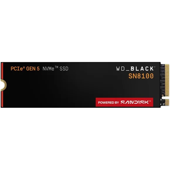 SanDisk SN850X WDS800T1X0M-00CMT0 8 TB Solid State Drive - Internal - PCI Express NVMe - Black - 1