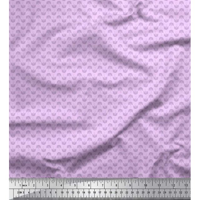 Soimoi Rayon Fabric Artistic Floral Shirting Decor Fabric Printed Yard 56 Inch Wide