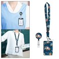 thumbnail image 4 of lionlar Cute ID Card Holder Lanyard with Clip Card Sleeve Accessories Hang Rope Keychain styleD, 4 of 9
