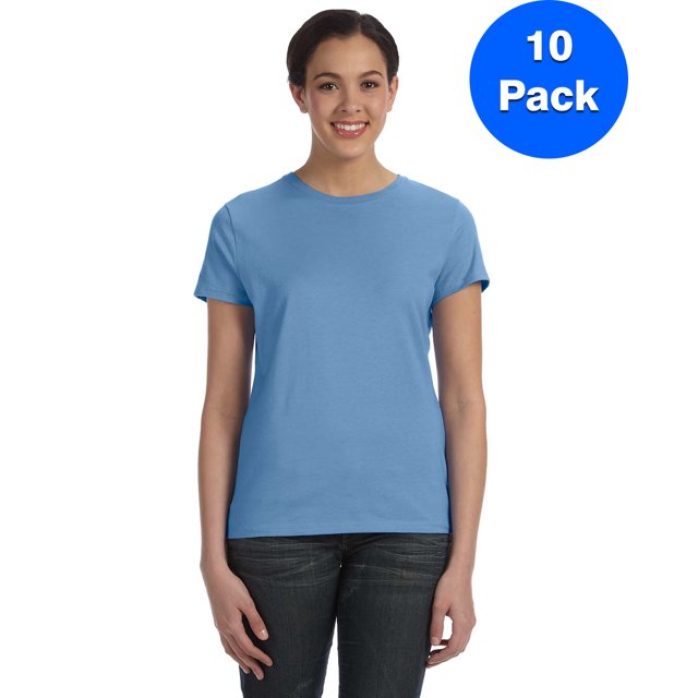 Hanes T-Shirt Perfect-T pour Femmes - SL04 (Lot de 10)