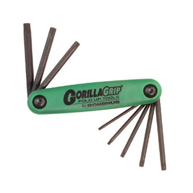 Bondhus 116-12632 T6-T25 Gorilla Grip Ensemble d'Outils Pliables Torx