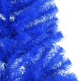 thumbnail image 5 of vidaXL Artificial Half Christmas Tree with Stand Blue 210 cm PVC, 5 of 5