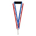 thumbnail image 1 of Lanyard Mopar Logo Stripe Blue White Red, 1 of 4