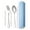 Pink, variant on Birdeem Portable Stainless Steel Fork and Spoon Cutlery Set, Reusable Travel Utensils with Compact Case, Lightweight Outdoor Dining Kit for Camping, Picnic, and Everyday Use