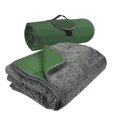 thumbnail image 1 of Fleece Stadium Waterproof Stadium Blanket  51”x 59”  Red-Black Plaid, 1 of 7