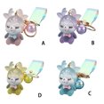 thumbnail image 4 of Keychain Pendant Luminous Hanging Ball Decorative Fashion Luminous Keyring Decoration Backpack Purse Bag Key Chain Handcraft Fashion Stylish Decor Yellow, 4 of 9