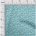 thumbnail image 2 of oneOone Tissu Velours Turquoise Bleu Imprimé Matériel de Robe Tissu Imprimé Tissu au Mètre 58 Pouces de Large, 2 of 4
