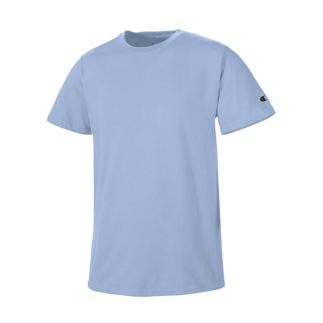 Champion Mens Basic Tee, M, Light Blue