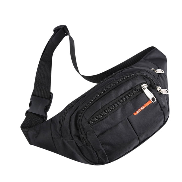 Pompotops Sac Banane de Sport en Toile pour Homme, Mode Décontractée, Grande Capacité de Rangement, Liquidation