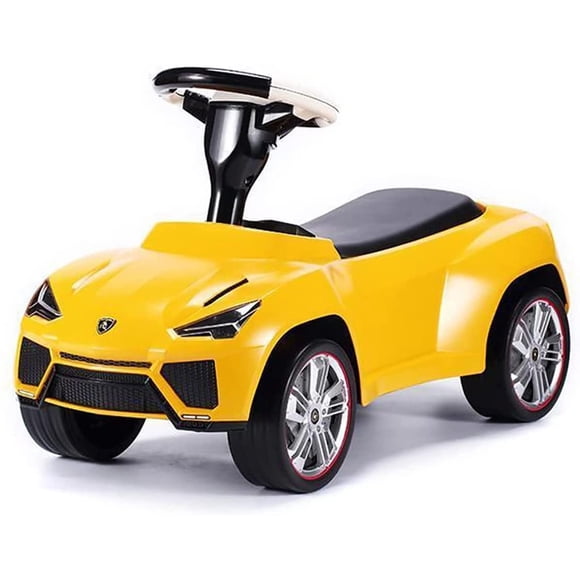 VOLTZ TOYS Lamborghini Urus Concept Licensed Kids Ride On Car, Foot-to-Floor Baby Walker & Pedal Racer with Horn and Sound - Yellow