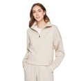 thumbnail image 1 of Chandail en scuba zippé au quart George pour femmes, 1 of 6