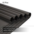 thumbnail image 3 of Unique Bargains Double Sided Color Flower Wrapping Paper Black 22.8'x22.8' Waterproof 10 Pack, 3 of 5