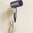 thumbnail image 2 of RKSTN dryer holder Suction Cup Lazy Hair Dryer Bracket Wall Mounted Bathroom Non Perforated Storage Rack Multifunctional Wall Storage Rack office supplies, 2 of 4
