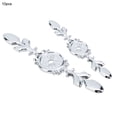 thumbnail image 1 of Qiilu Door Handle Back Plates Cabinet Handle Back Plate Zinc Alloy For Home Office, 1 of 7