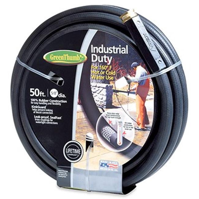 Teknor-Apex 136911 0.62 in. x 50 ft. Green Thumb Rubber Garden Hose