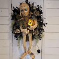 thumbnail image 3 of Halloween Simulation Decoration Wreath  Black Withered Branches  Vines  Window And Door  Hanging Party Props, 3 of 9