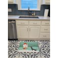 thumbnail image 3 of Carolines Treasures CK2083RUG Black Tan Dachshund Snowman Christmas Machine Washable Memory Foam Mat, 3 of 4