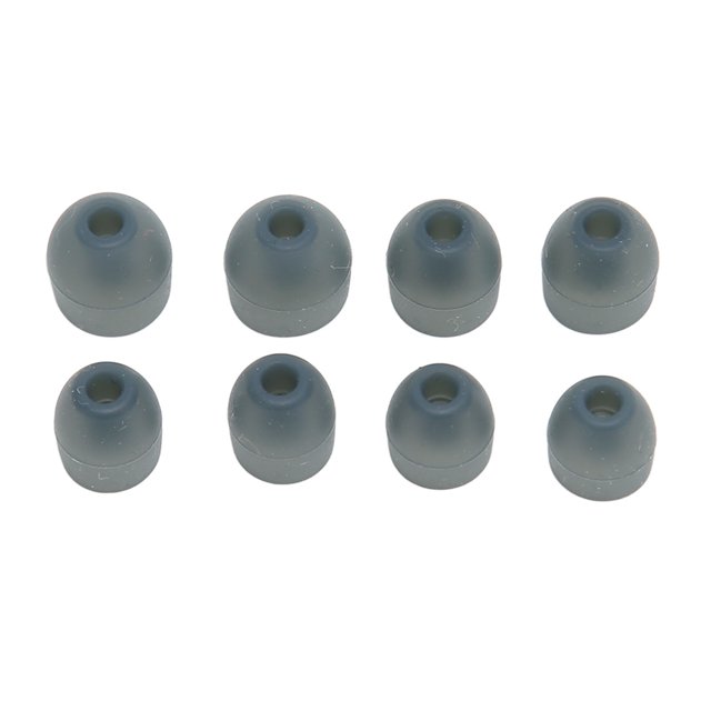 Embouts d'Oreille, 8 Pcs Embouts de Remplacement en Silicone Intégration Transparente