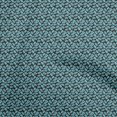 thumbnail image 1 of oneOone Cotton Silk Turquoise Blue Fabric Abstract Floral Sewing Craft Projects Fabric Prints By Yard 42 Inch Wide, 1 of 4