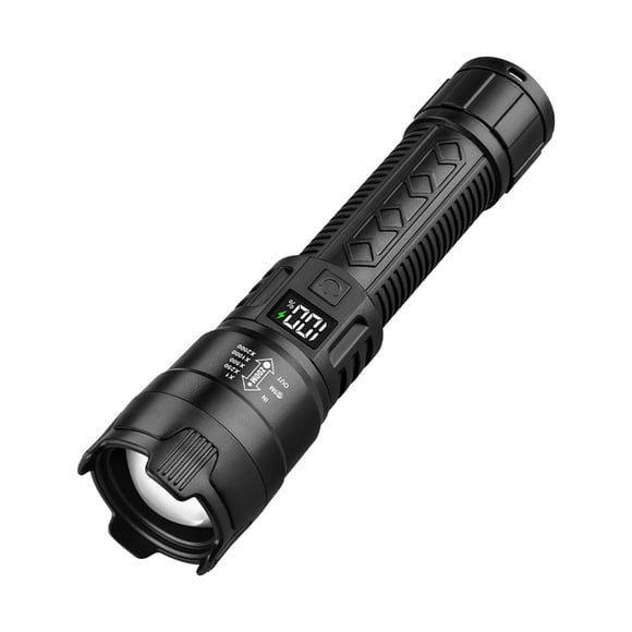 TIELUTT Lampe de Poche Portative Polyvalente Affichage Numérique Lampe de Poche à Lumière Forte Bandeaux de Randonnée pour Femmes Lumière Brillante Kits de Tatouage pour Adultes Lumières pour Observer les Étoiles pour Voiture Équipement de Camping Indispensables